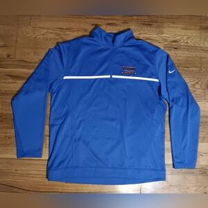 Nike Therma-FIT Pullover Mens Large Blue 1/4 Zip Golf Alaska Disney Cruise Line